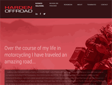 Tablet Screenshot of harden-offroad.com